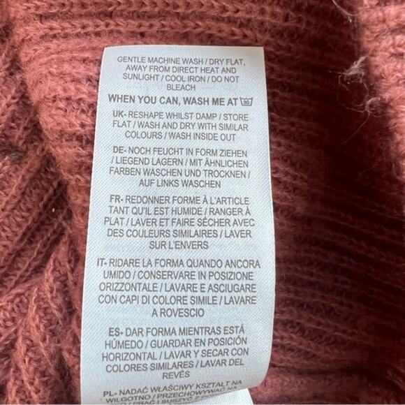 Boden Rossalyn Fluffy Jumper Back Button Sweater Size 12 - Picture 15 of 16